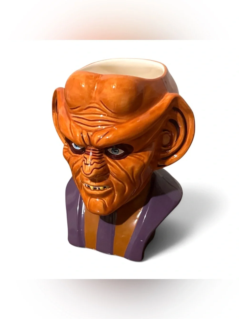 Vintage 1994 Quark Star Trek Ceramic Character Mug by Applause